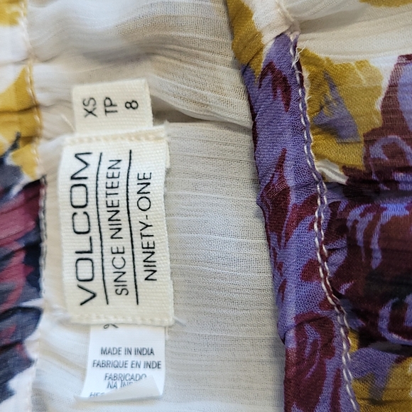 NWT Volcom Womens Canyon Call Strapless Dress - Size 8 (see tag) - Picture 7 of 8